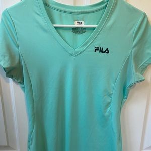 Seafoam Green Fila top